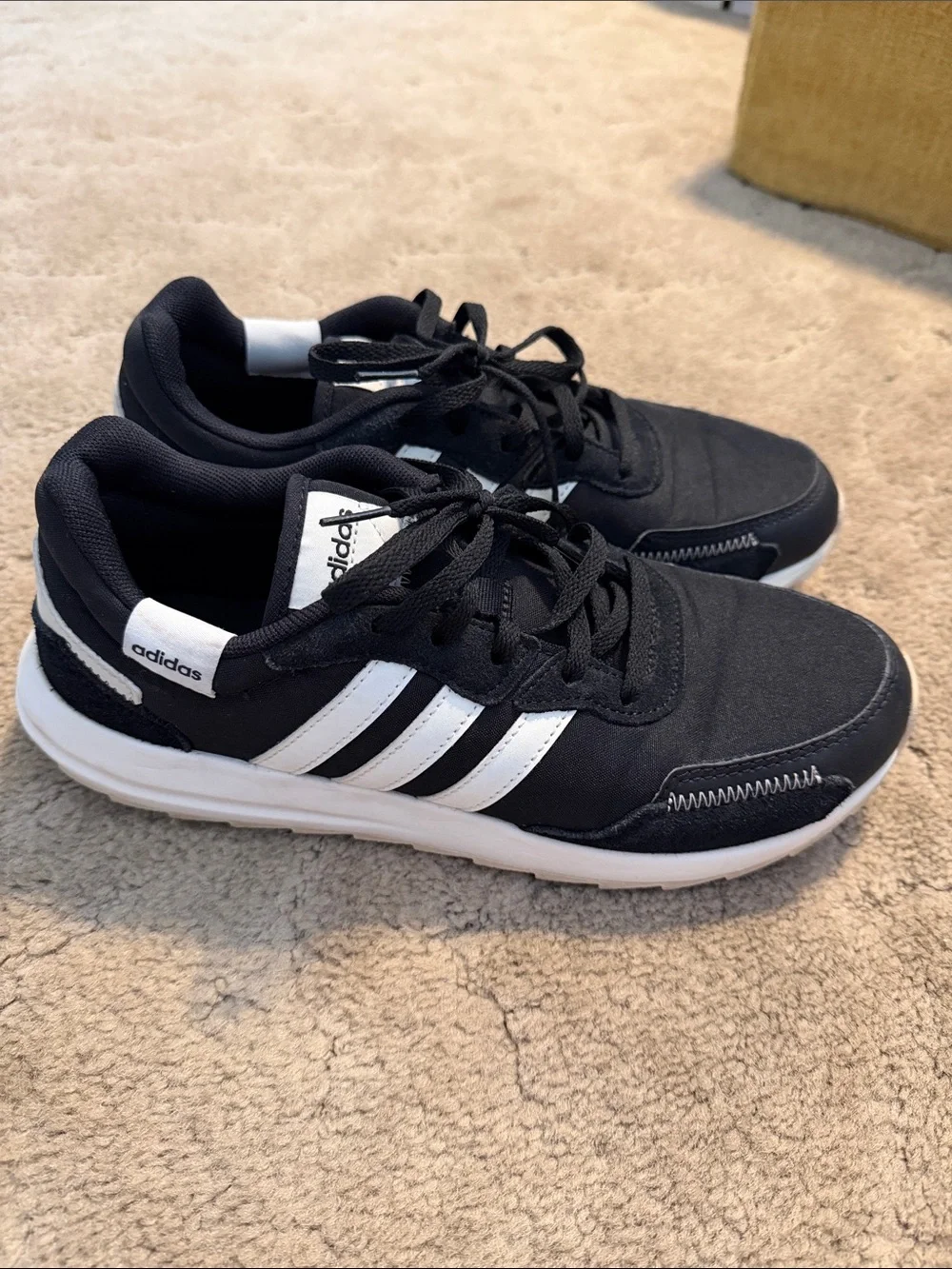adidas Black and White Classic Trainers
